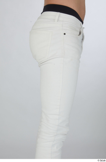 Chadwick buttock casual dressed thigh white jeans 0005.jpg